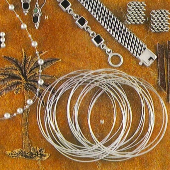 Silpada Sterling Silver 21-Bangle Bracelet - Picture 10 of 12